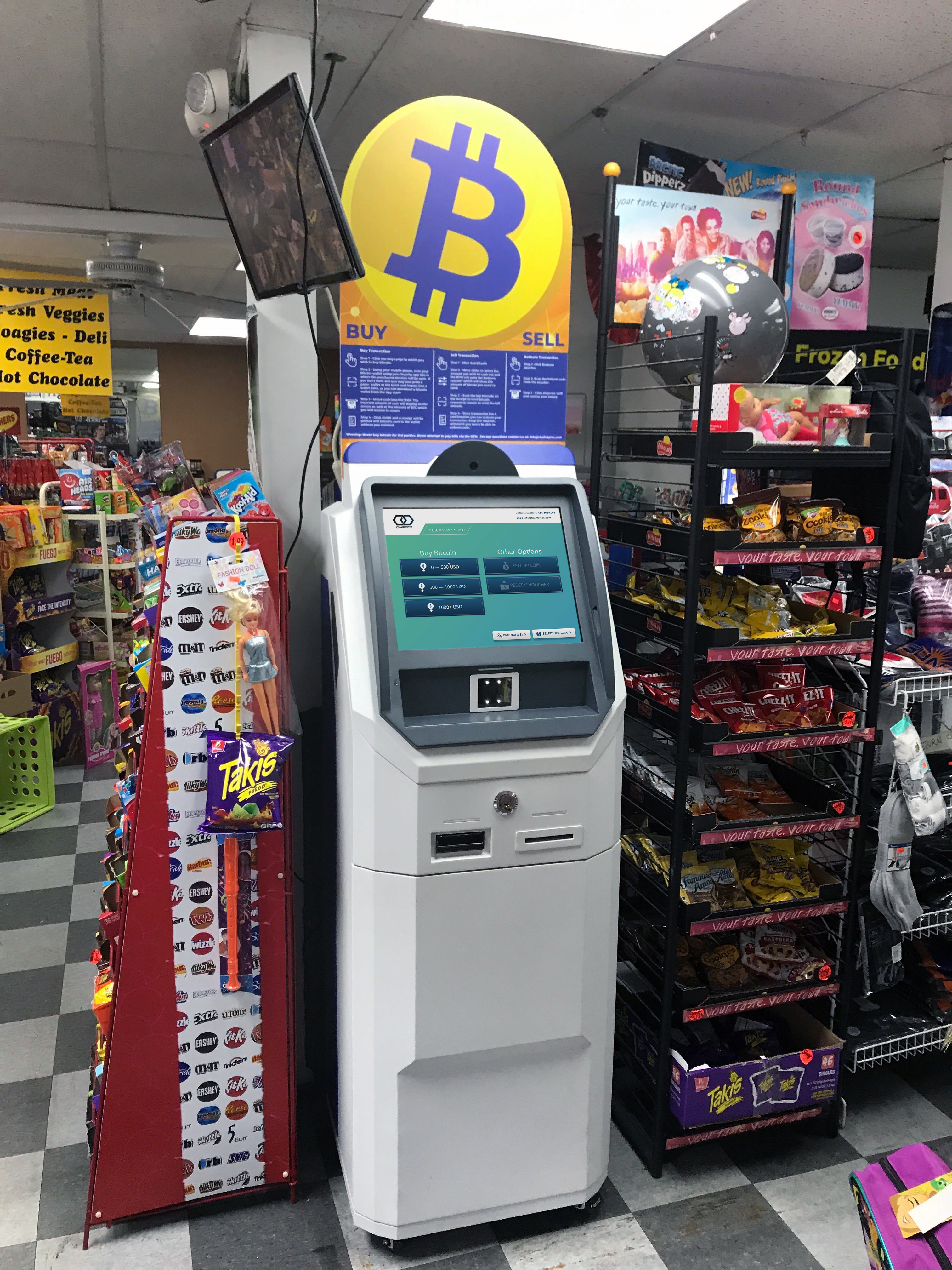 Bitcoin ATM in Easton PA lets you sell bitcoin or buy bitcoin for cash at Easton by Hippo bitcoin ATM manufactured by chainbytes