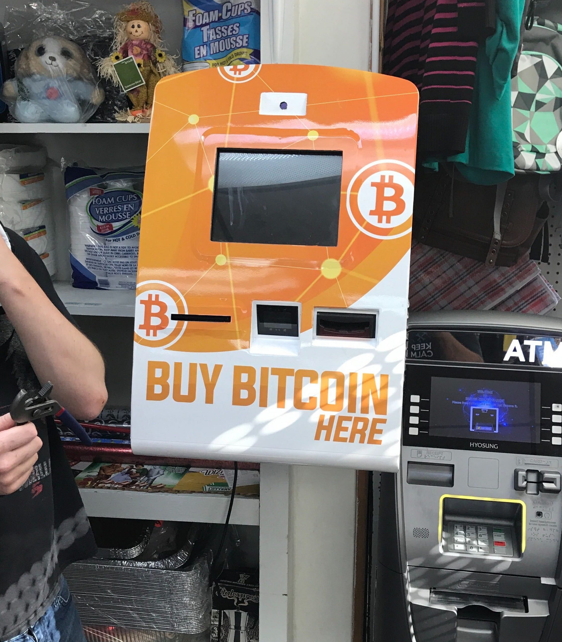 buy bitcoin vending machine