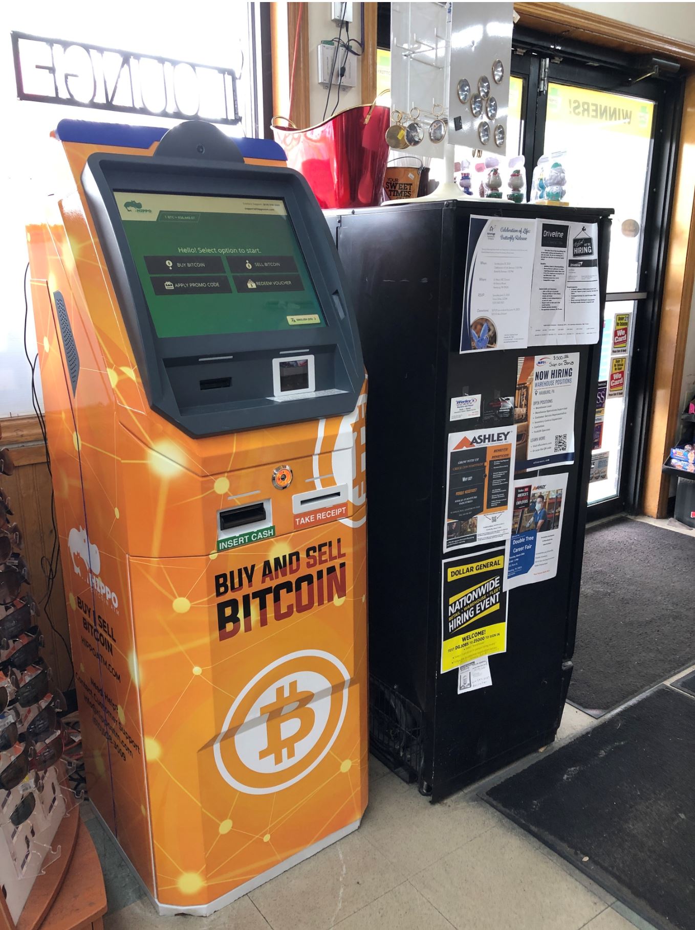 Bitcoin ATM Hamburg PA by Hippo ATM