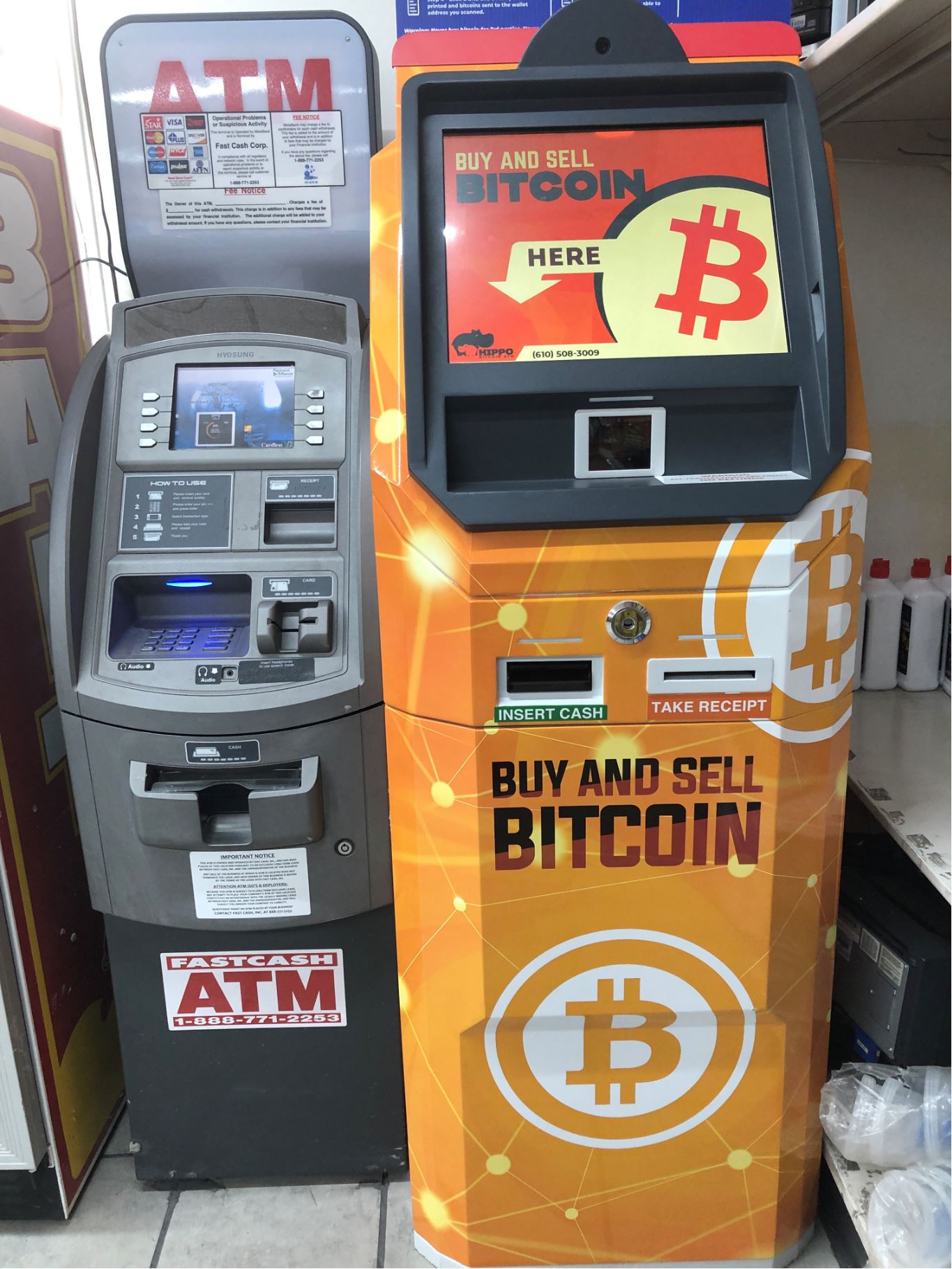 Bitcoin ATM Mannheim PA Hippo ATM Kiosks produced by ChainBytes