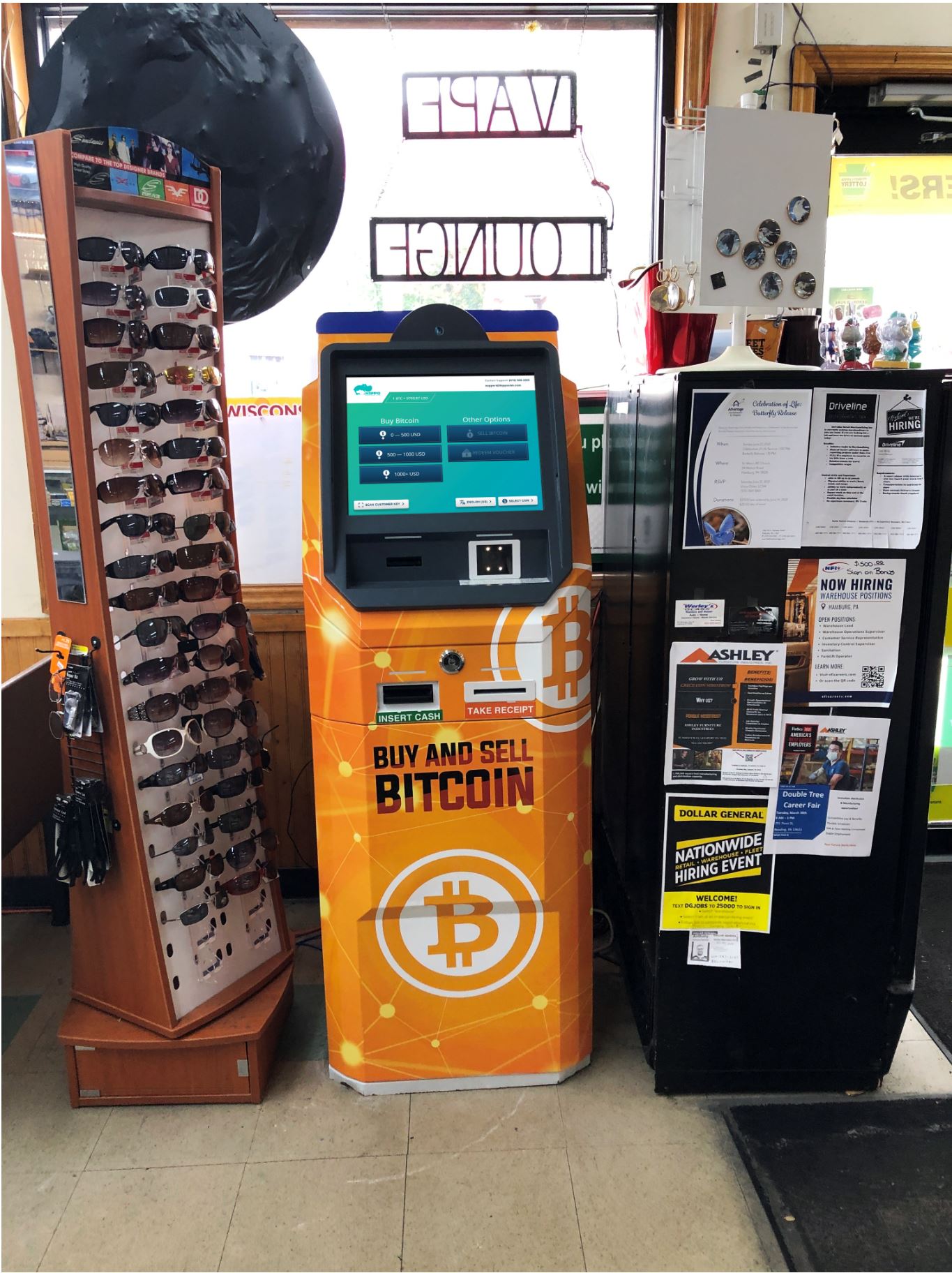 Bitcoin ATM in Hamburg PA by Hippo Kiosks - Hippo ATM