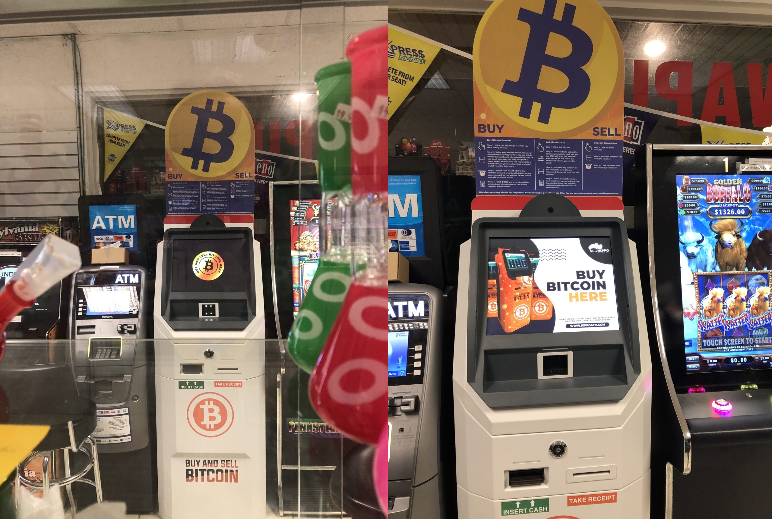 Bitcoin ATM at Ephrata FoodMart and Smoke shop by Hippo Kiosks instant bitcoins purchase at the atm by Hippo Kiosks