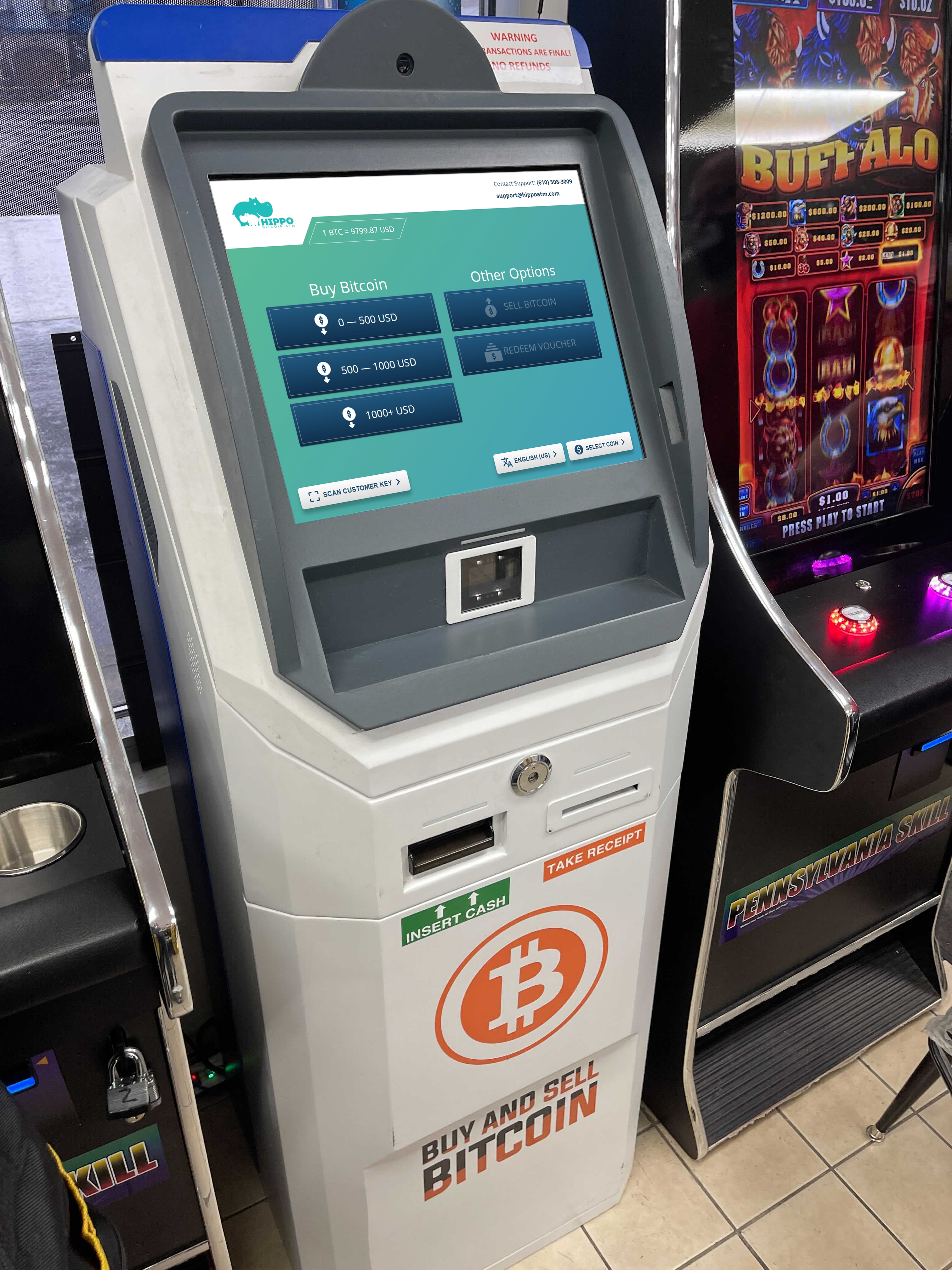 Hippo Bitcoin ATM Robesonia PA Gas station