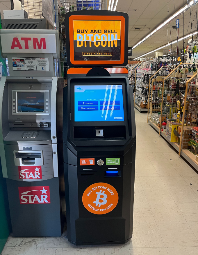 Bitcoin ATm in Allentown Army and Navy Store by Hippo ATM