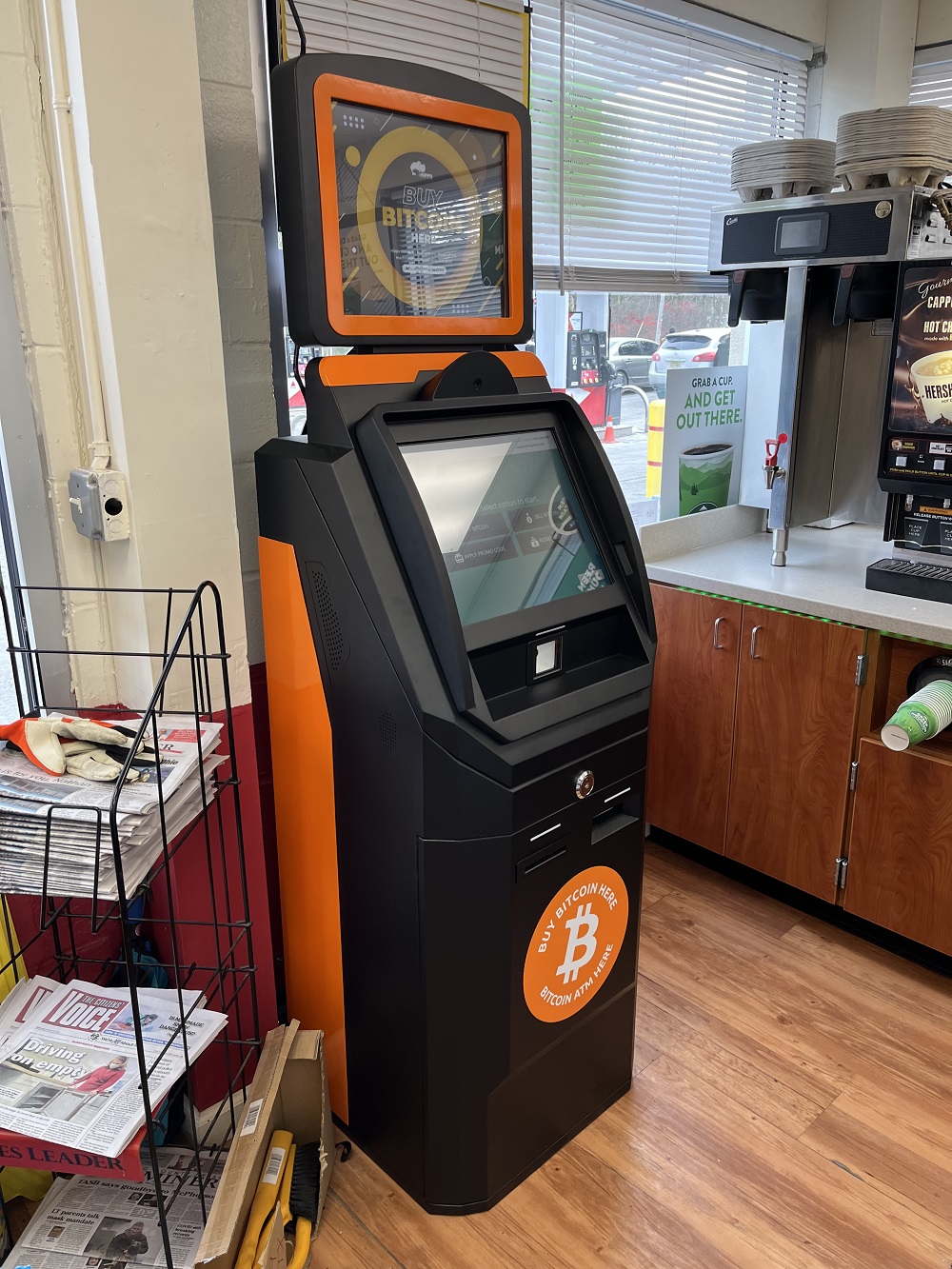Bitcoin ATM at Dallas PA at ValleyMart Citgo gas station by Hippo
