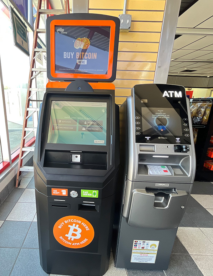 Bitcoin ATM at Royersford- SNK gas station