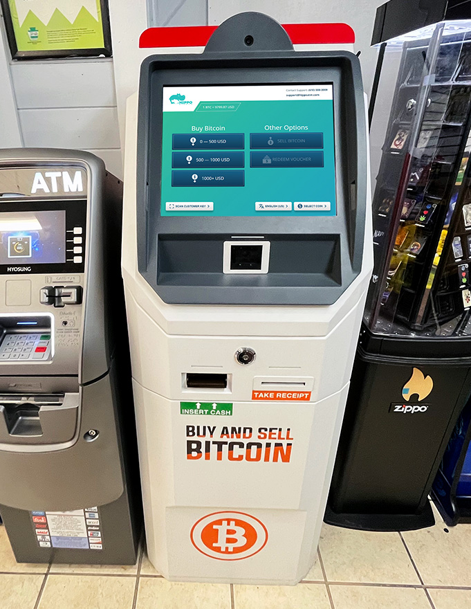 Bitcoin ATM at Royersford- SNK gas station