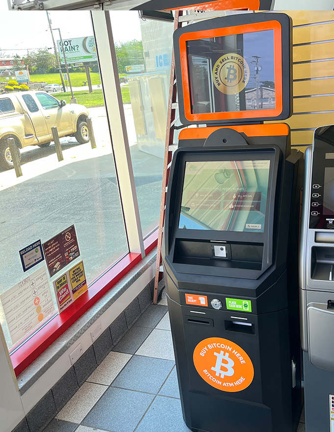 Bitcoin ATM at Royersford- SNK gas station