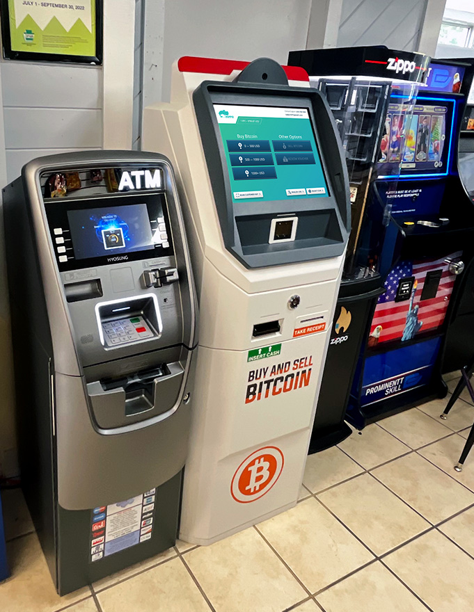 Bitcoin ATM at Royersford- SNK gas station