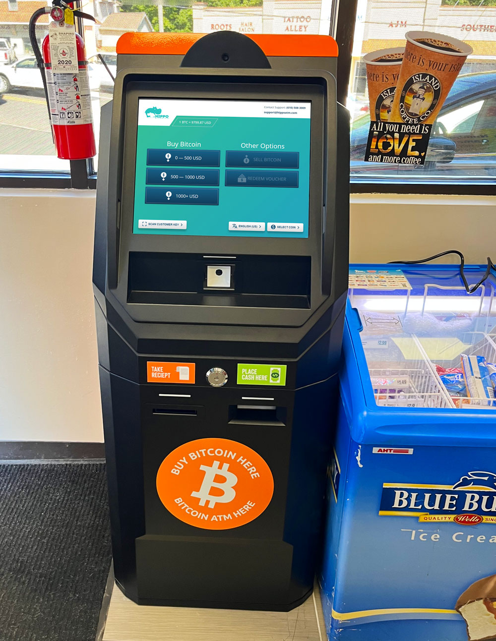 Bitcoin ATM at Royersford- SNK gas station