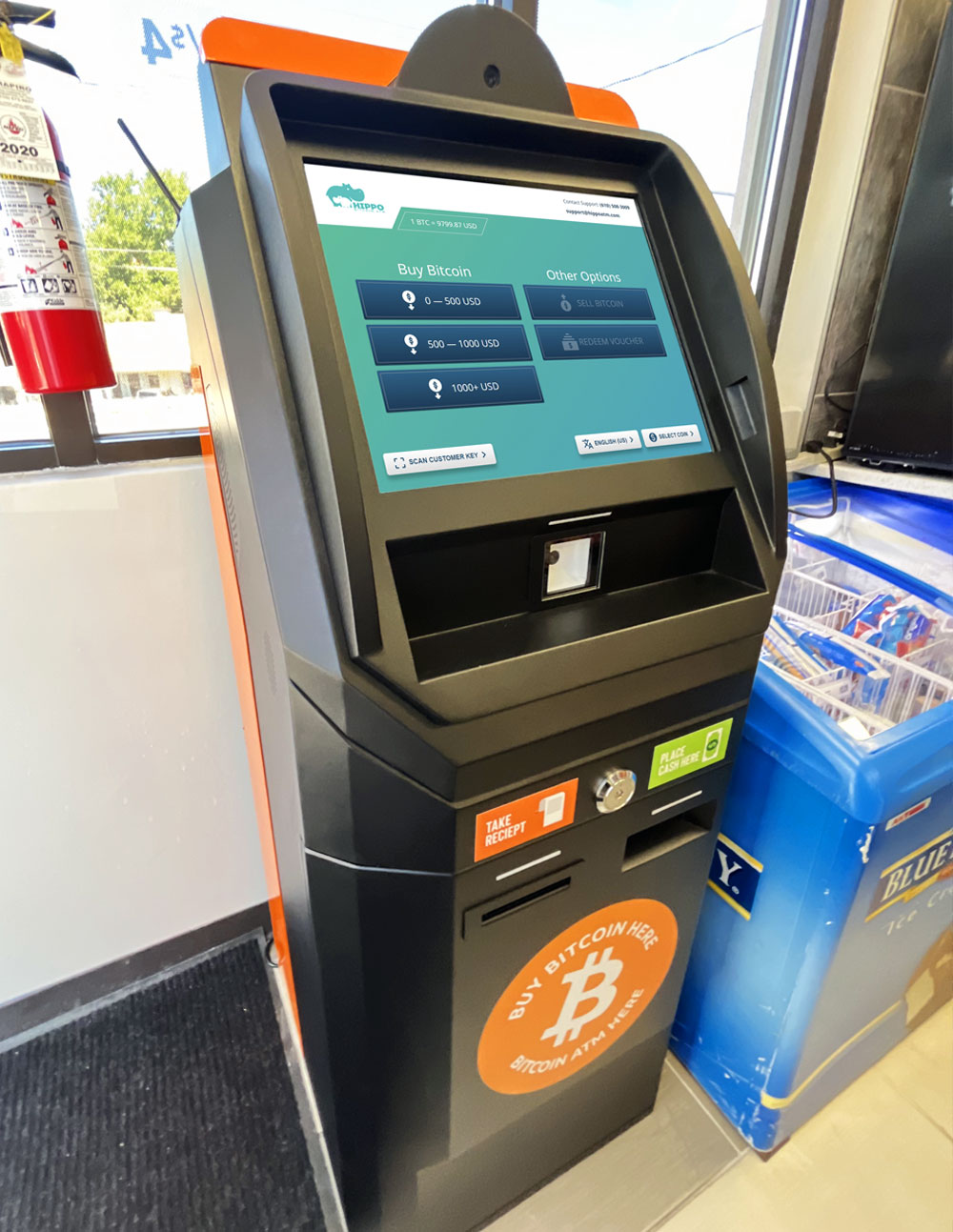 Bitcoin ATM at Royersford- SNK gas station