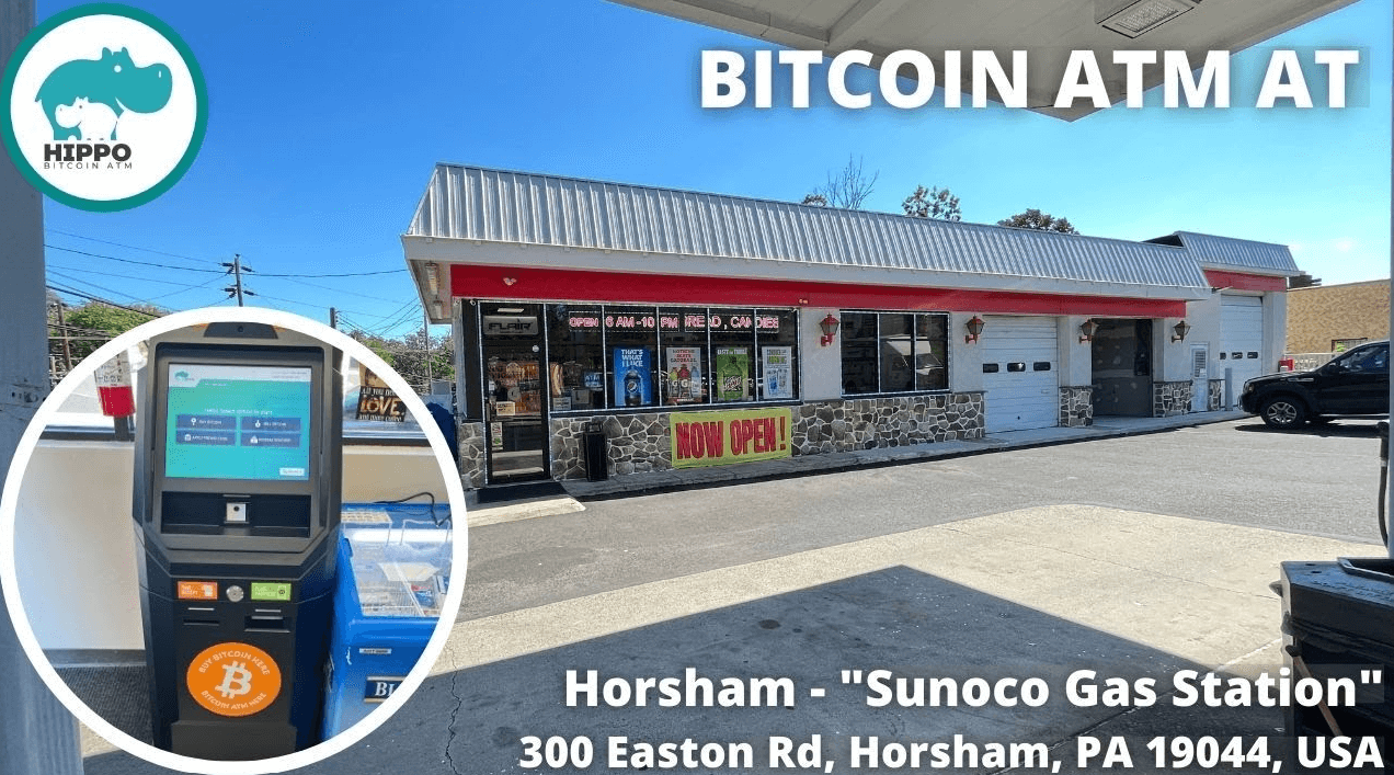 Bitcoin ATM Horsham by Hippo Bitcoin ATM