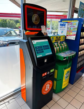 Bitcoin ATM by Hippo at Exton PA at Lukoil Dunkin gas station 