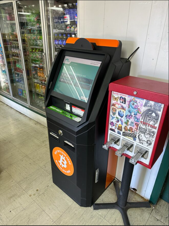 Bitcoin ATM at Lewisberry Uni mart
