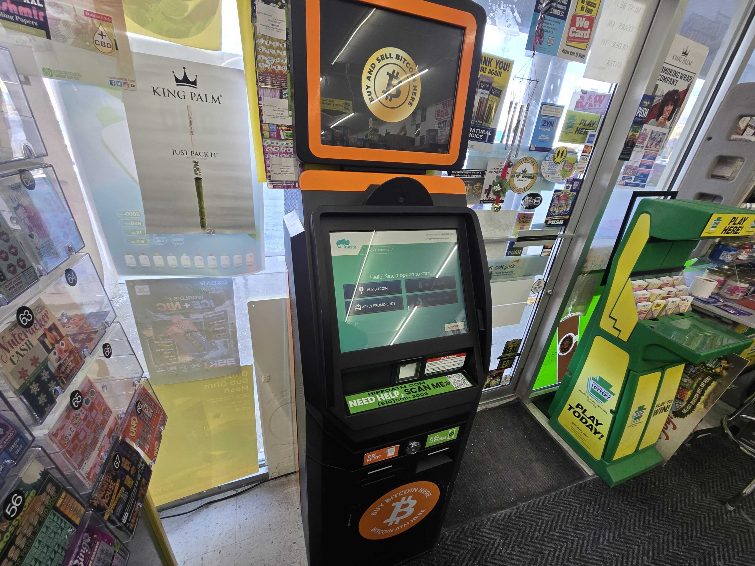 Bitcoin ATM at Lewisberry Uni mart